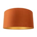 Qazqa Lampenschirm Cilinder Orange Gold 50 cm Bild 2