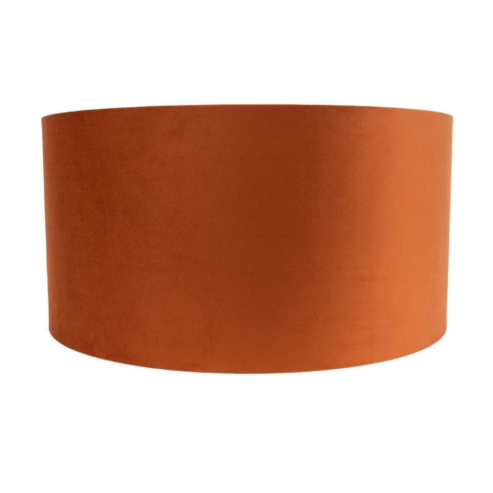 Qazqa Lampenschirm Cilinder Orange Gold 50 cm - Bild 4