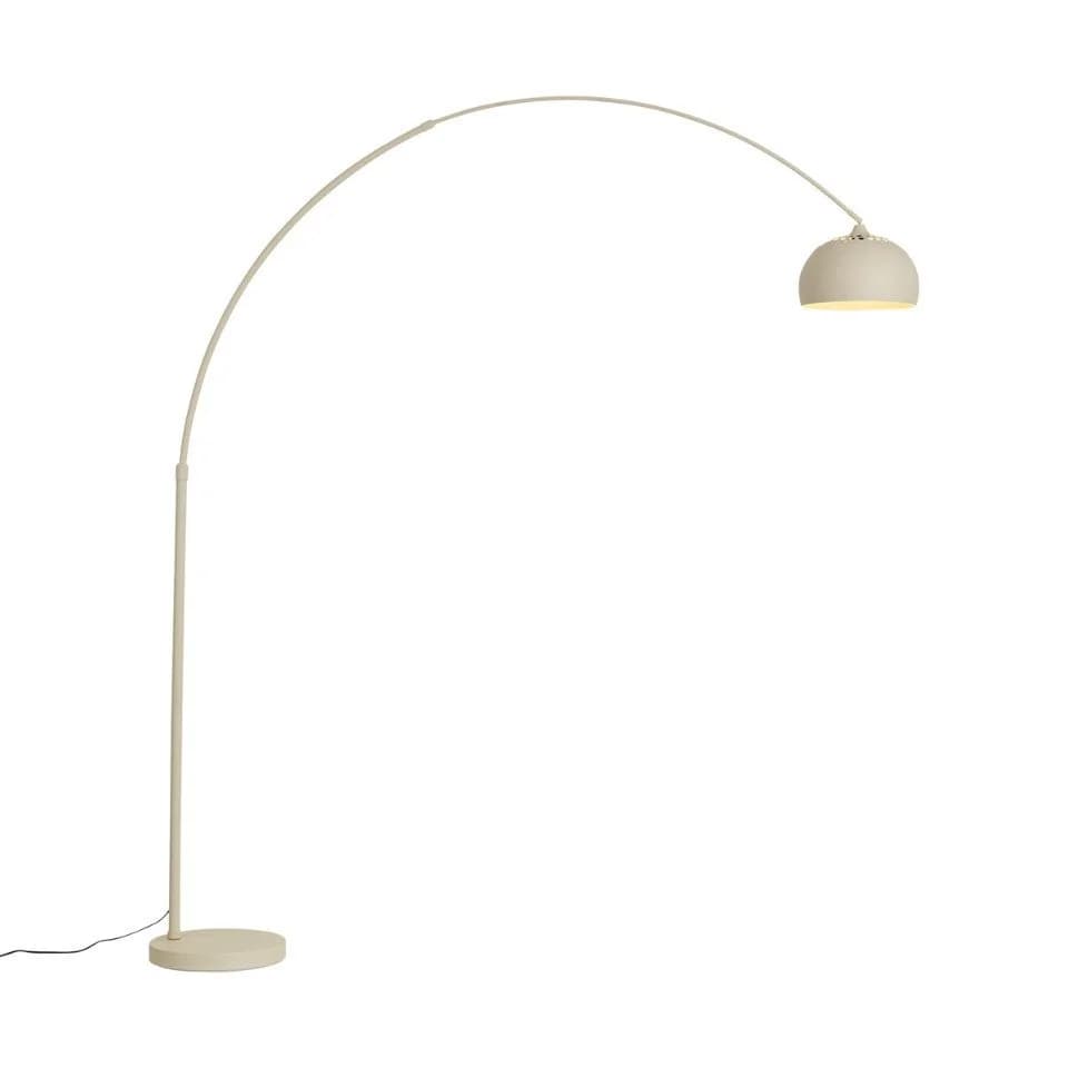 QAZQA Bogenlampe XXL Beige Metall Modern - Bild 2