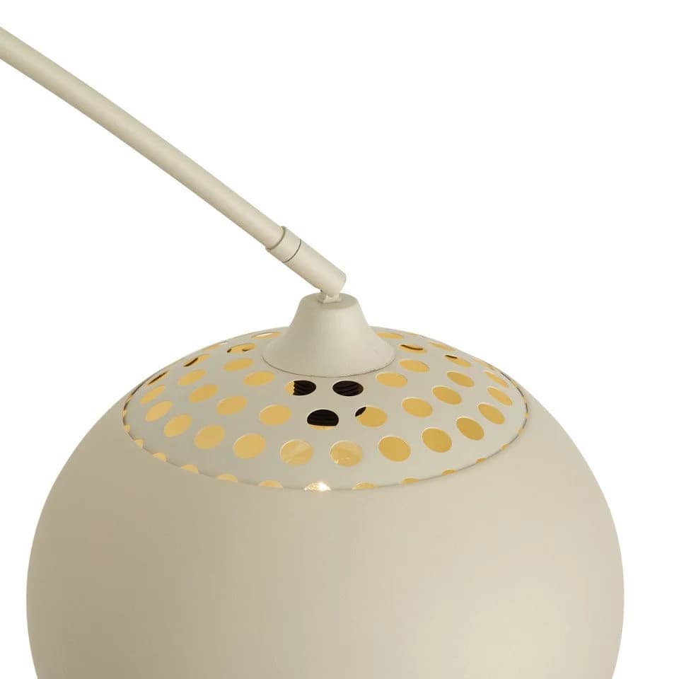 QAZQA Bogenlampe XXL Beige Metall Modern - Bild 3