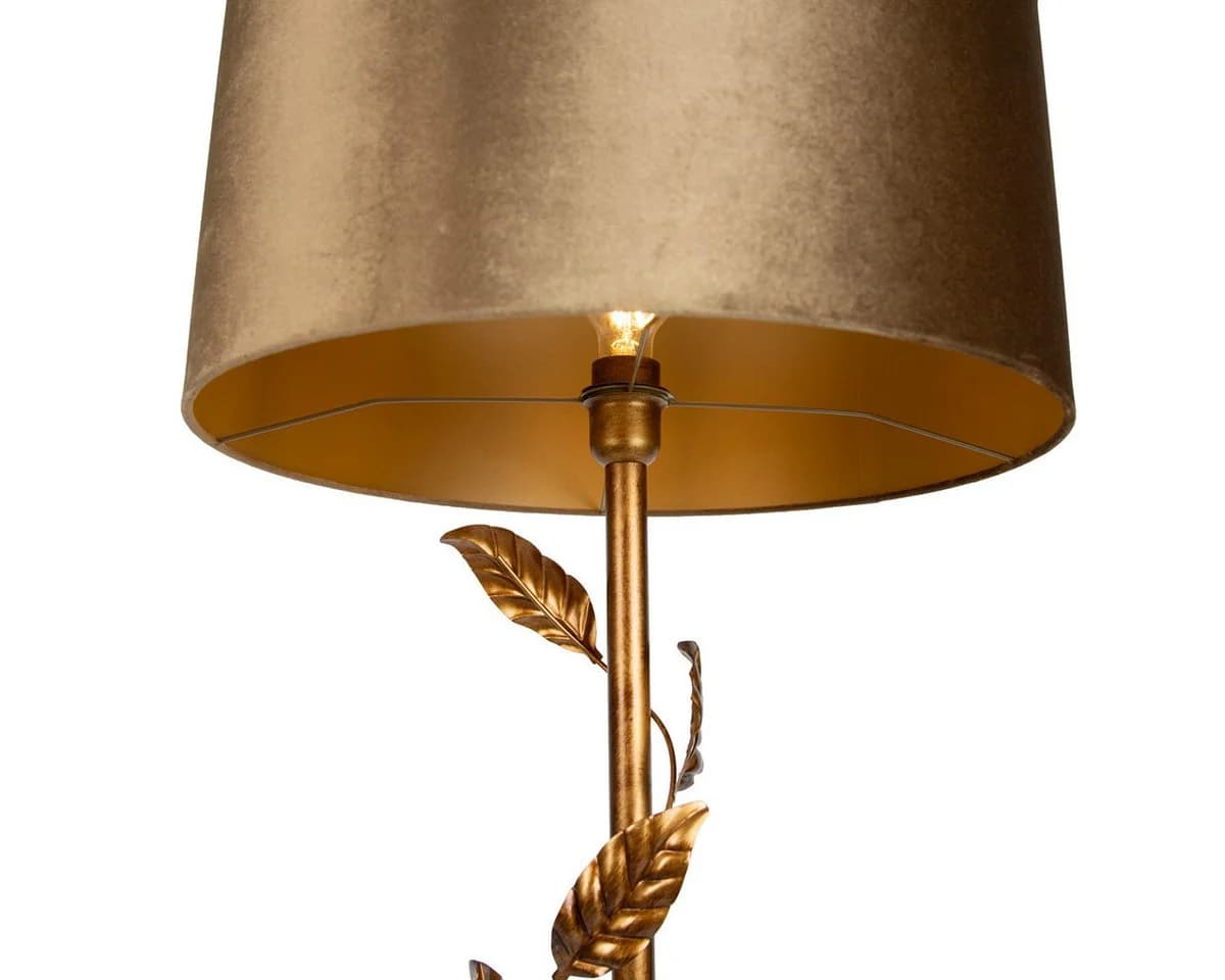 Qazqa Stehlampe Linden Gold/Messing Klassisch Stahl E27 - Bild 3