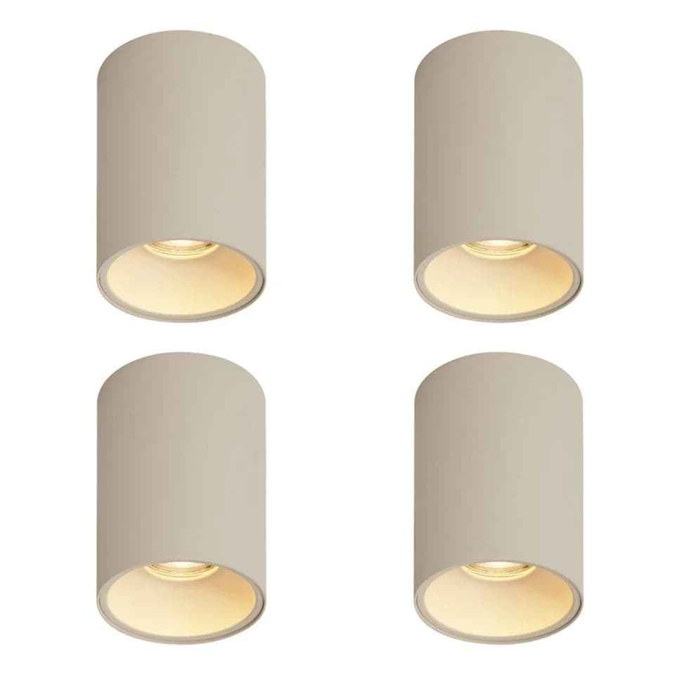 Qazqa LED Aufbaustrahler 108436 Beige Aluminium Modern GU10 - Bild 2