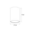 Qazqa LED Aufbaustrahler 108436 Beige Aluminium Modern GU10 Bild 3