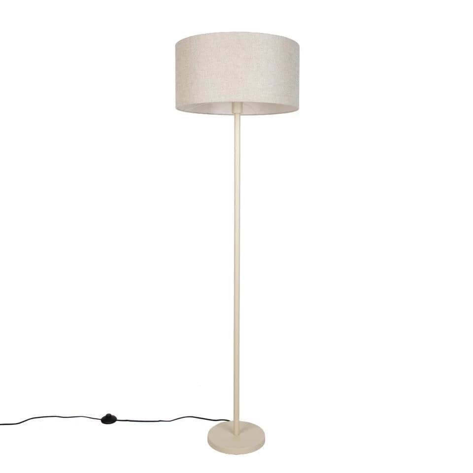 QAZQA Stehlampe Simplo Beige Metall E27 Japandi - Bild 2