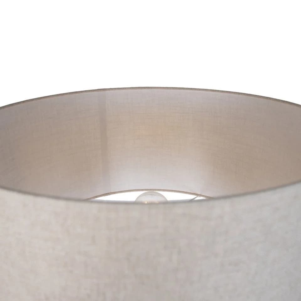 QAZQA Stehlampe Simplo Beige Metall E27 Japandi - Bild 4