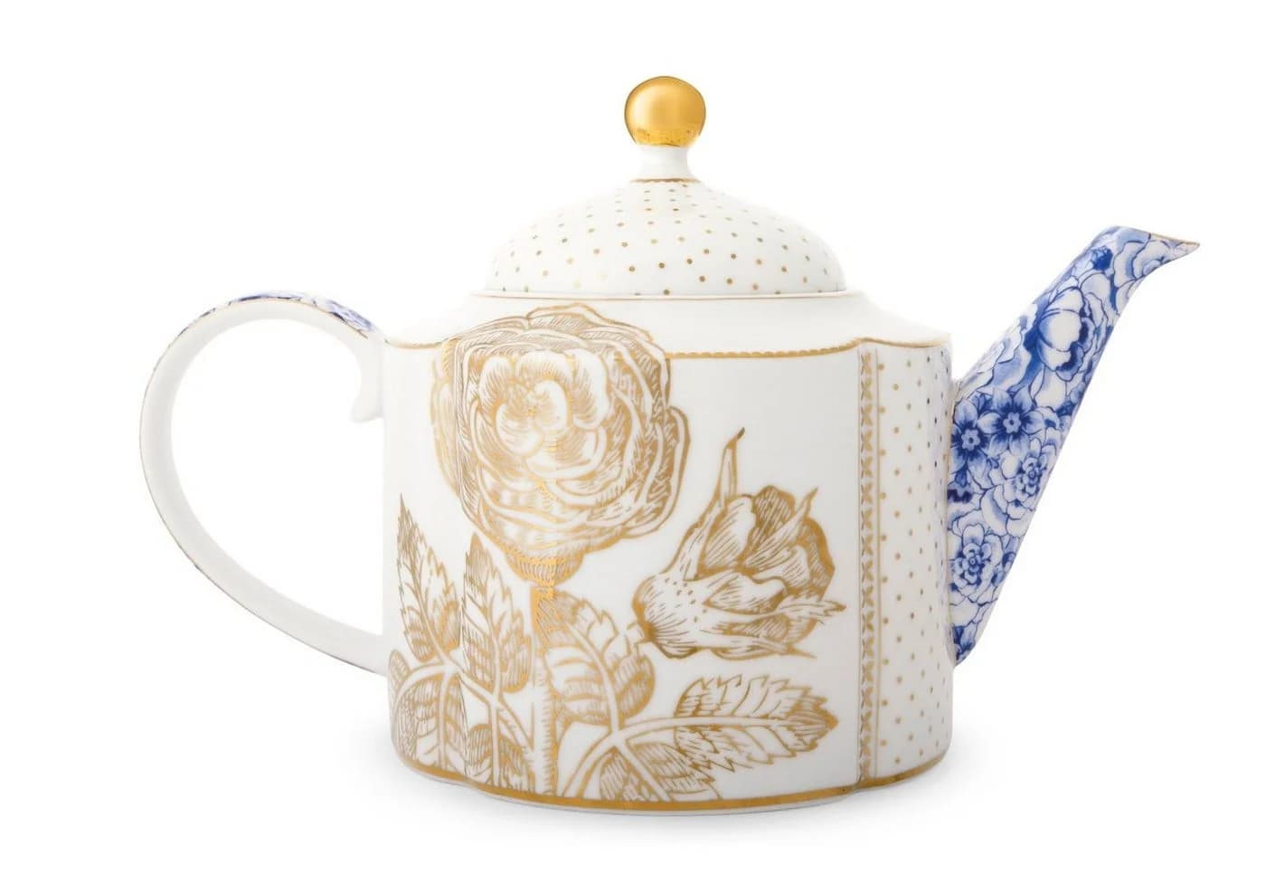 PiP Studio Teekanne Royal White 1,65 l Weiß/Gold - Bild 2