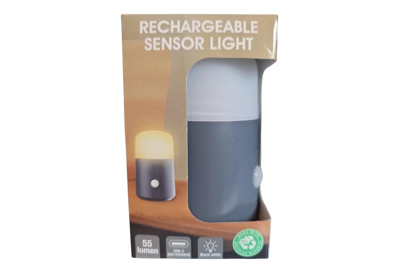 Schou LED Nachtlicht mit Sensor, USB-C aufladbar, Magnetbefestigung - Bild 4
