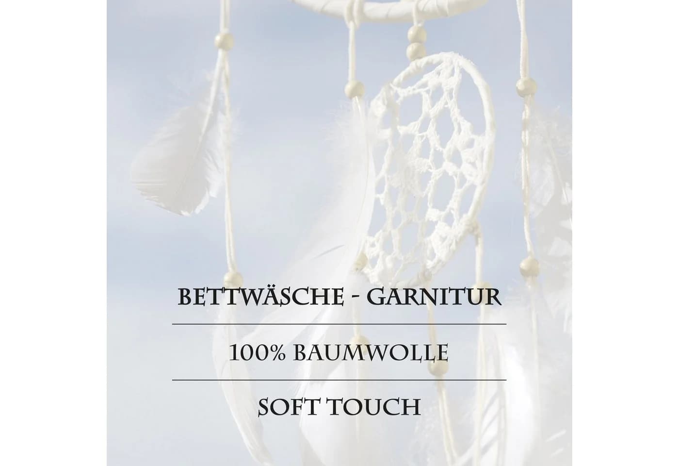 Bestlivings Bettwäsche Set 2-teilig Satin Baumwolle Beige - Bild 5