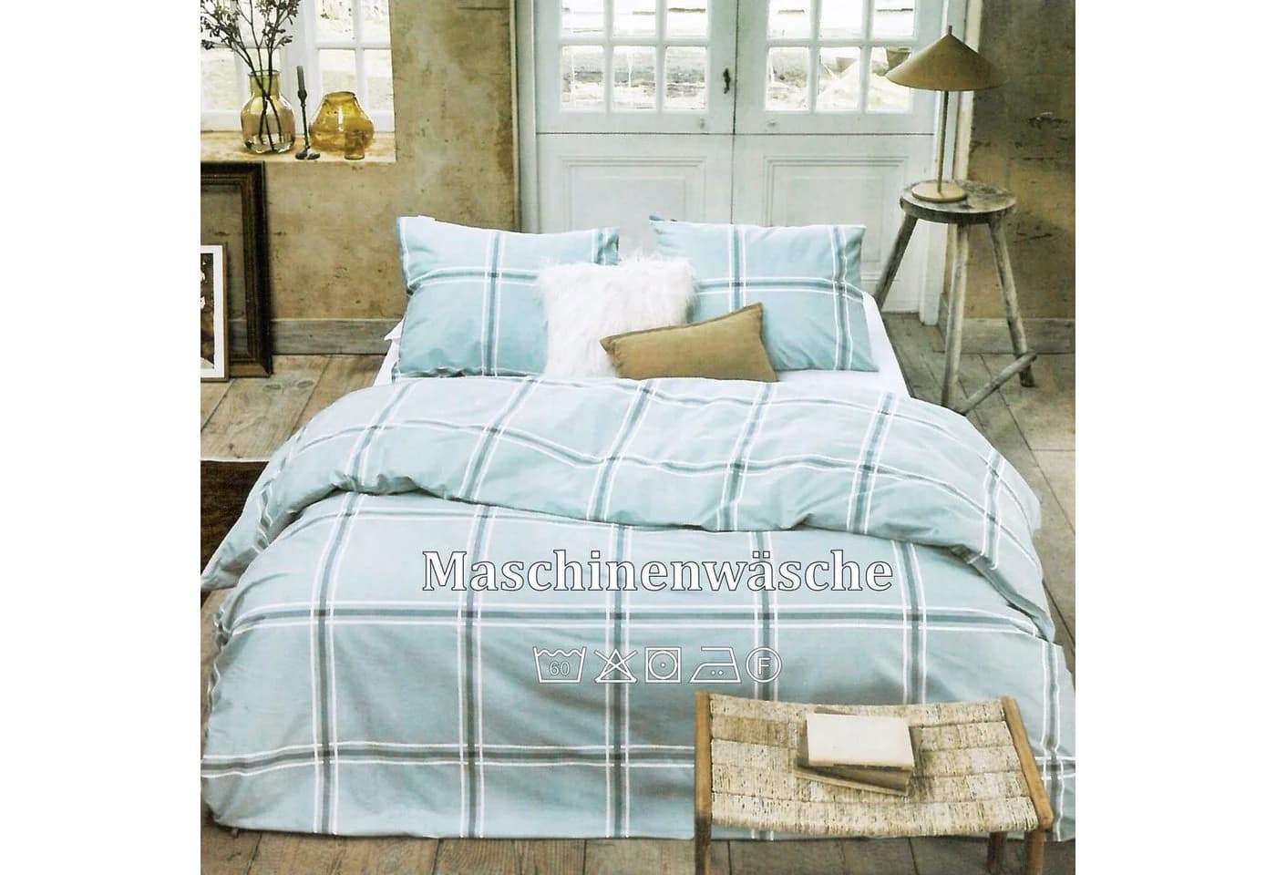Bestlivings Bettwäsche Set 100% Baumwolle 2-teilig Grün - Bild 5