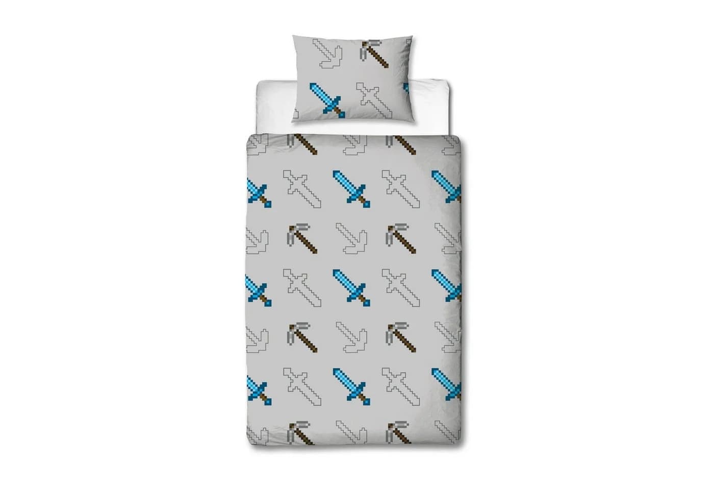 Minecraft Kinderbettwäsche Bettwäsche Set für Einzelbett
