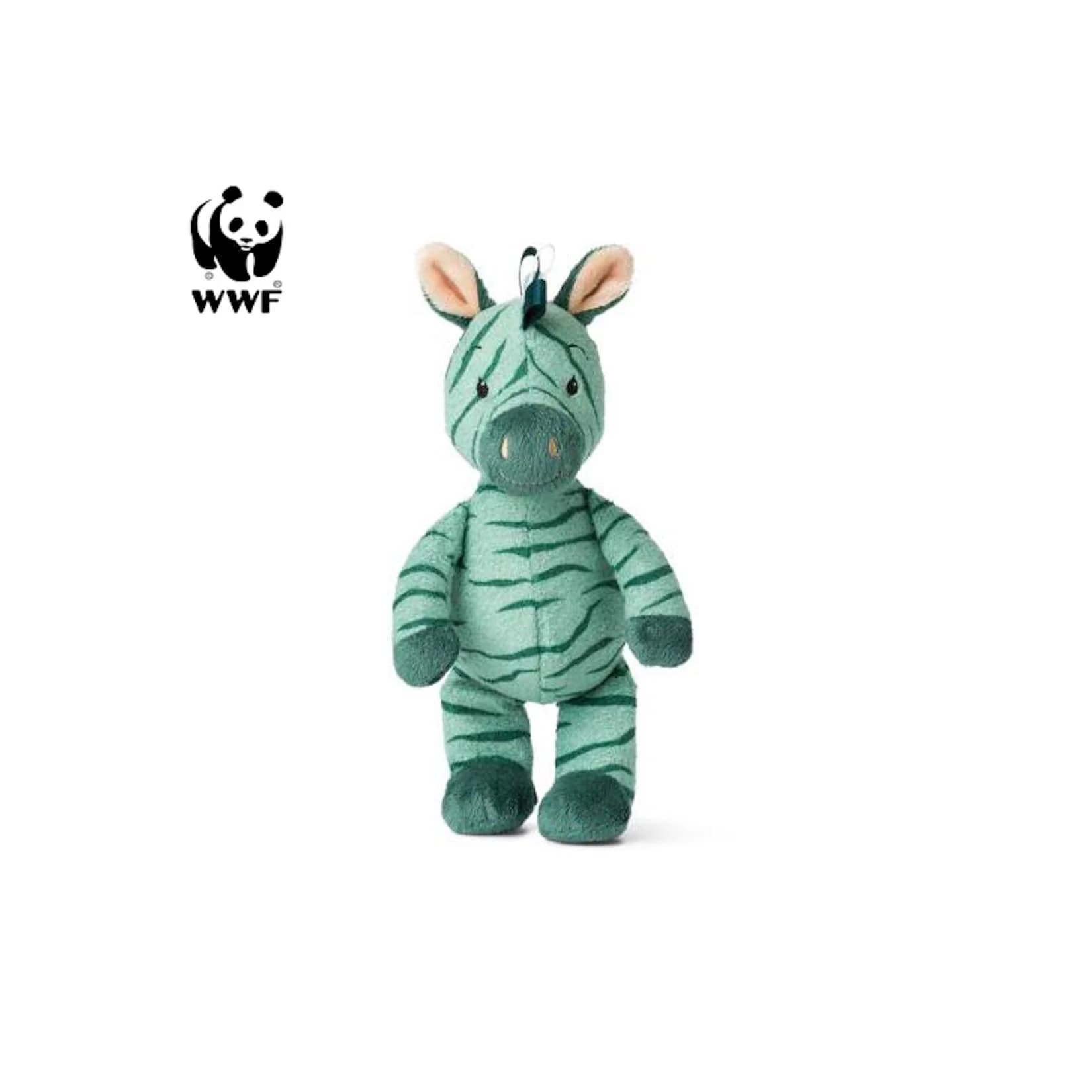 WWF Cub Club Ziko das Zebra Kuscheltier grün 22cm