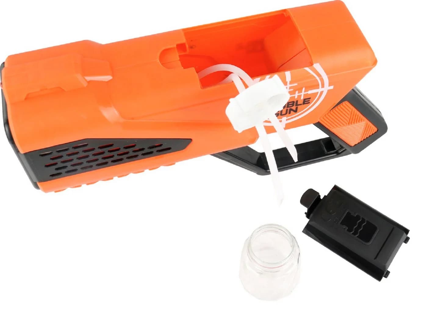 COFI 1453 Seifenblasenpistole mit LED Licht Orange