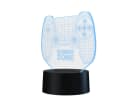 Qware Gaming LED Dekolicht 3D LED Lampe RGB Tischlampe mit Farbwechsel und Fernbedienung Bild 1