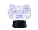 Qware Gaming LED Dekolicht 3D LED Lampe RGB Tischlampe mit Farbwechsel und Fernbedienung Bild 3