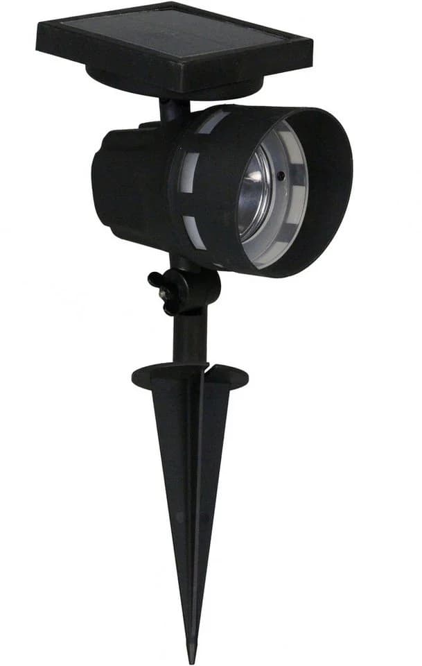Luxform Montana Gartenstrahler Schwarz Solar Hybrid LED - Bild 2