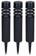 Luxform Gartenleuchte Montelimar Solar Schwarz 3 Stk. Bild 2