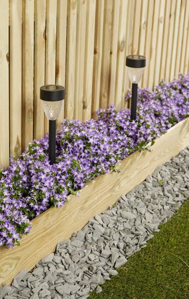 Luxform Solar-Gartenlampe Montpellier 4er Set Schwarz