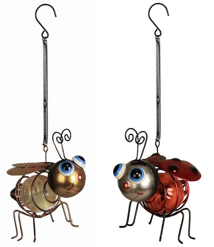 Luxform LED Gartenleuchte Solar Bienen & Marienkäfer Set 2 Stück - Bild 2