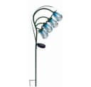 Luxform Solar Gartenleuchte Snowdrop Blütenlampe LED Glas Blau Bild 2