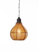Luxform Hängeleuchte Rattan LED Warmweiß Batteriebetrieben Braun Bild 3