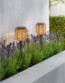 LUXFORM Gartenleuchte Stake Light Rattan Braun mit Fernbedienung Bild 3