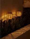 LUXFORM Gartenleuchte Stake Light Rattan Braun mit Fernbedienung Bild 4
