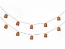 Luxform Solar Rattan LED-Lichterkette warmweiß IP44 Bild 2