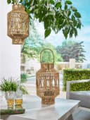 LUXFORM Gartenleuchte Alhambra Small, Braun, LED, USB Bild 3