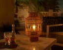 LUXFORM Gartenleuchte Alhambra Small, Braun, LED, USB Bild 4