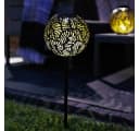 Luxform Samba LED Solar Gartenleuchte Schwarz Modern Bild 1