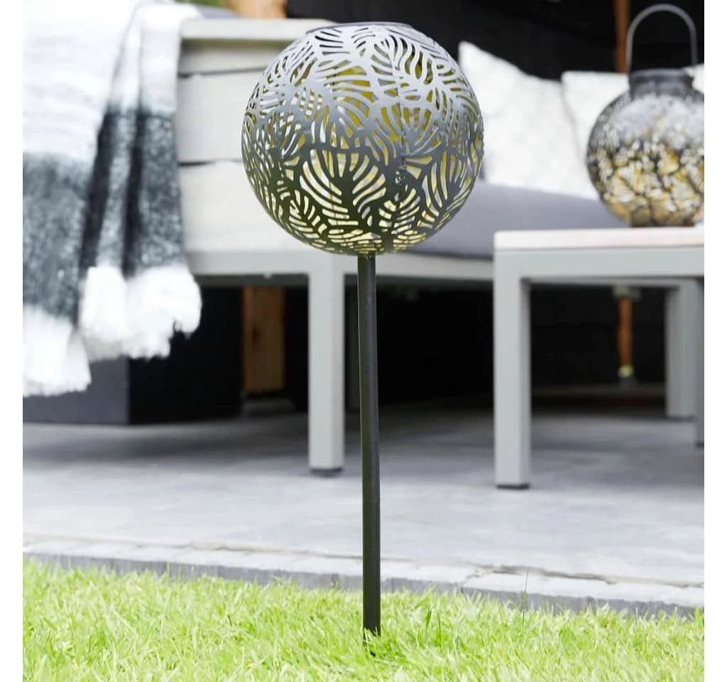 Luxform Samba LED Solar Gartenleuchte Schwarz Modern - Bild 2