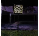Luxform Forest LED Solar Steckleuchte Stableuchte Schwarz/Kupfer Bild 1