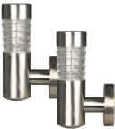 Luxform Solar-Außenwandleuchte Tacoma 2 Stück LED Edelstahl Silber Bild 4