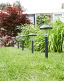 Luxform Solar-Gartenlampe Kodiak 2 Stk. 5 Lumen LED Schwarz Bild 1