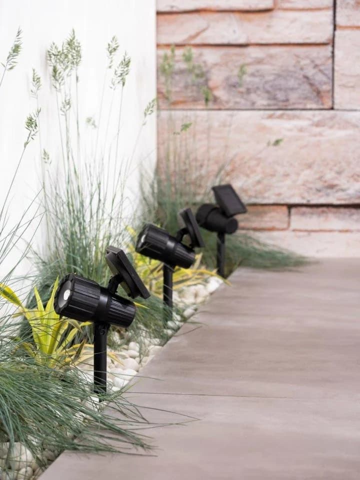 Luxform Solar-Erdspießleuchte Salamanca 20 Lumen Schwarz