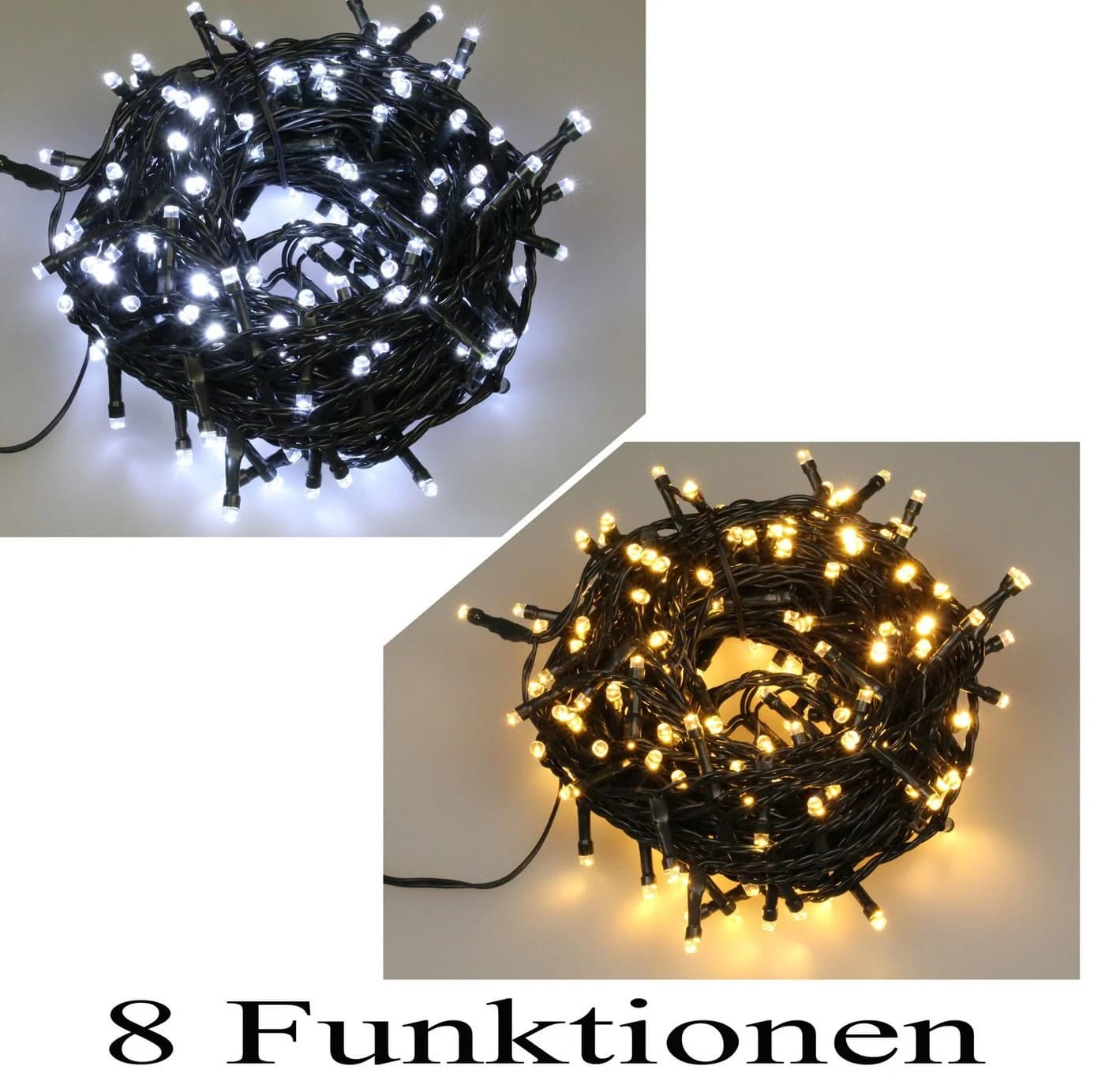 Luxform LED-Lichterkette 200 LED 13m Deko Weihnachtsbeleuchtung - Bild 2
