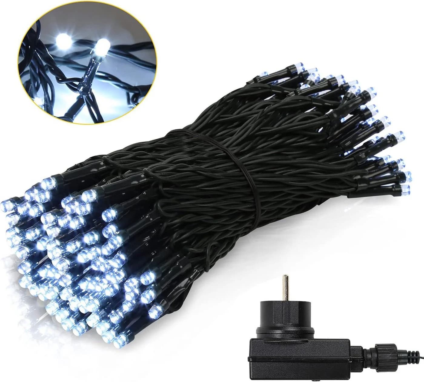 Luxform LED-Lichternetz 64 LEDs 1,2x1,2m 8 Leuchtmodi - Bild 4
