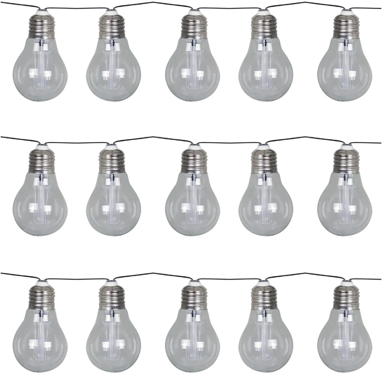 LUXFORM Solar-Lichterkette Corfu 15xLED Glas transparent - Bild 5