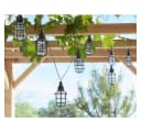 LUXFORM Solar-Lichterkette Corsica 10x LED Schwarz Partybeleuchtung Bild 1