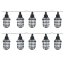 LUXFORM Solar-Lichterkette Corsica 10x LED Schwarz Partybeleuchtung Bild 5