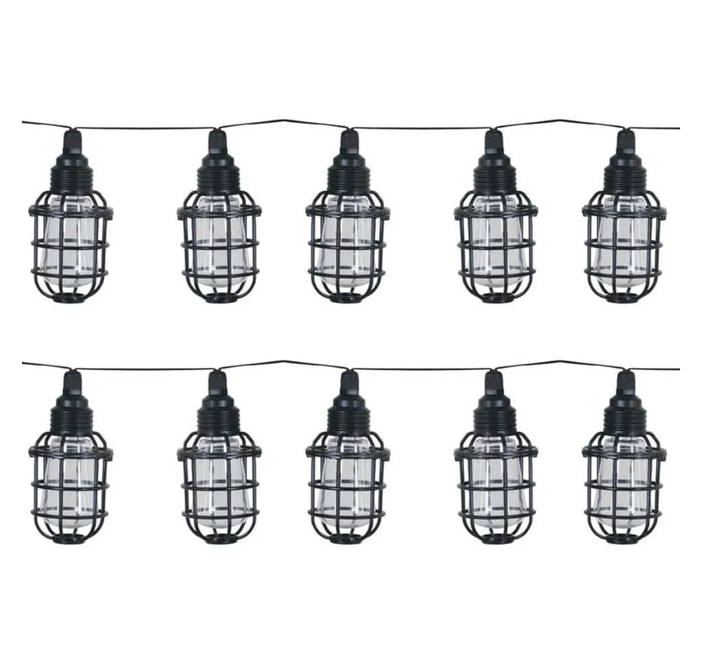 LUXFORM Solar-Lichterkette Corsica 10x LED Schwarz Partybeleuchtung - Bild 5