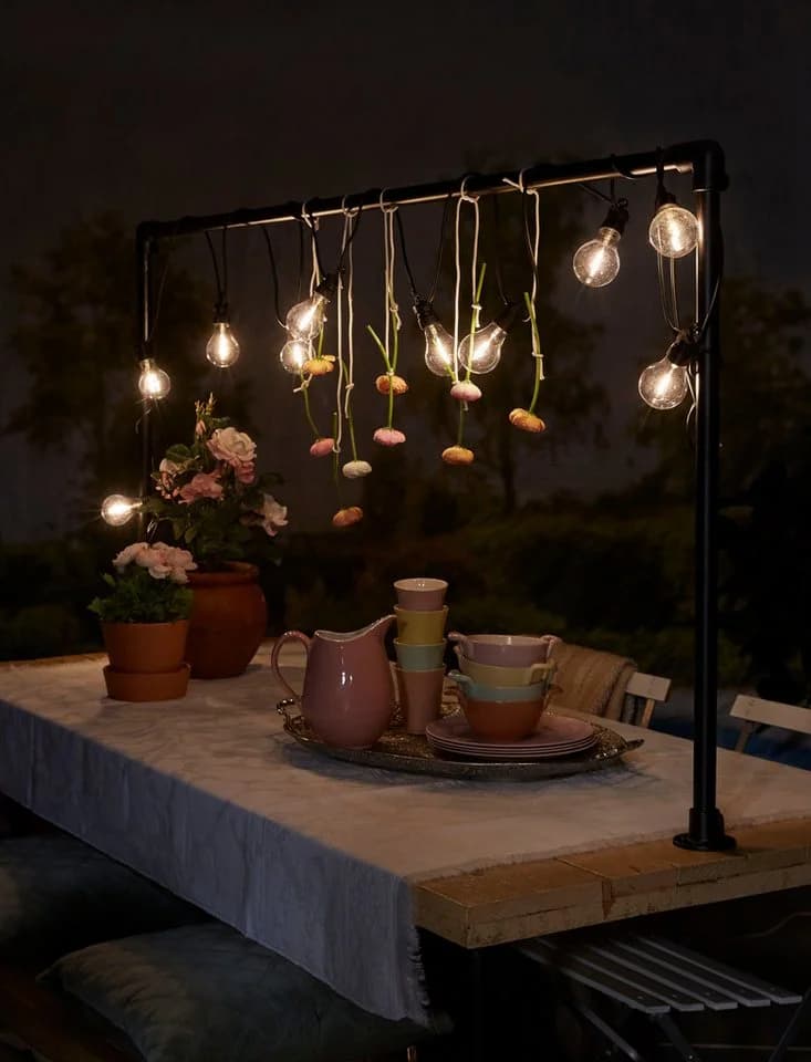 LUXFORM Lichterkette Tahiti 10x warmweiße LED - Bild 4