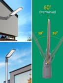Aigostar LED Flutlichtstrahler 30W/50W IP65 IK08 Aluminium Bild 3