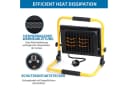Aigostar LED Baustrahler 100W 8800LM Arbeitsleuchte IP44 Aluminium Bild 3