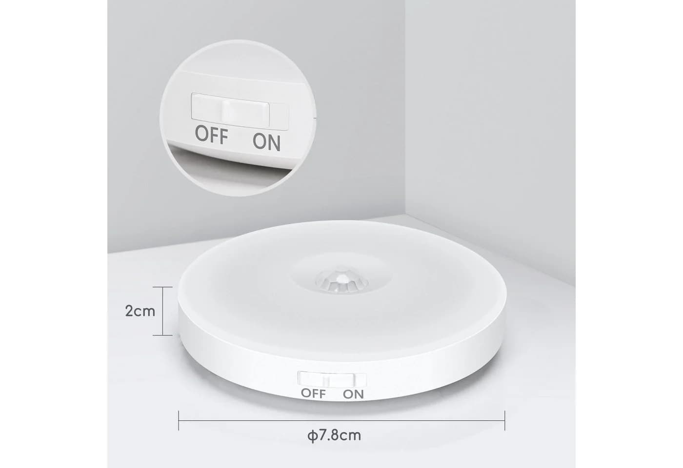Aigostar LED Nachttischlampe 2 Stück 6500K Nachtlicht Kinder, Aufladbar USB, 0.5W Nachtlampe - Bild 5