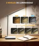 Aigostar LED Schreibtischlampe Grau Dimmbar Faltbar Bild 1