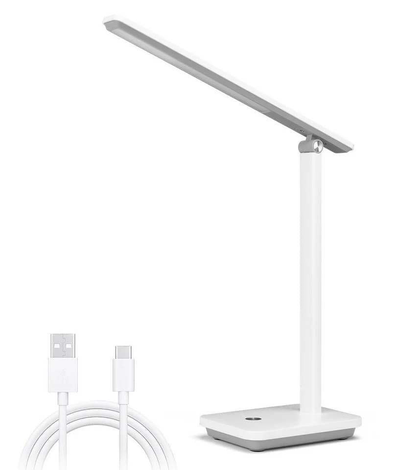 Aigostar LED Schreibtischlampe Grau Dimmbar Faltbar - Bild 2