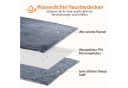 nobleza Wasserdichte Hundematte Grau Flauschig Weich Outdoor Bild 4