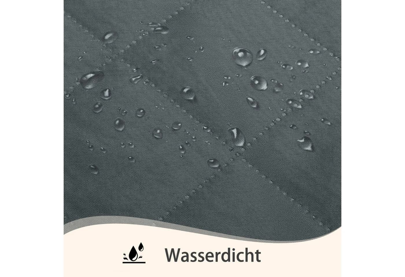 Nobleza Wasserdichte Hundematte Grau Robust Rutschfest - Bild 4