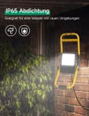 Aigostar LED Baustrahler IP65 2er Set 4500LM 15000 Stunden Bild 4